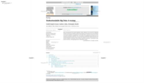 Understandable Big Data: A survey